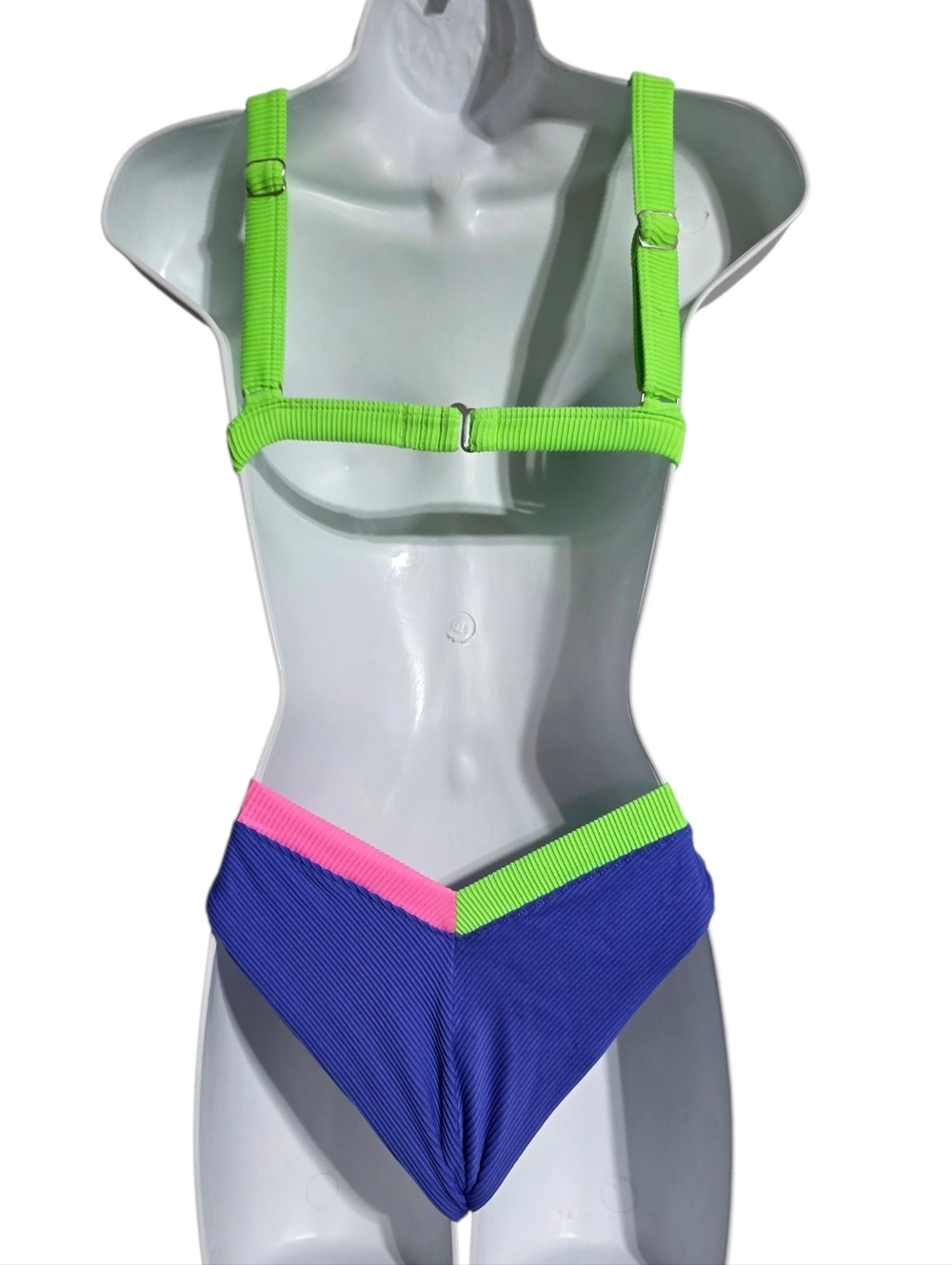 ONEONE BRIGHT NEON BIKINI SZ XS - Picture 5 of 10